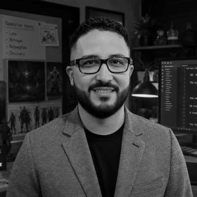 Placeholder portrait for founder profile